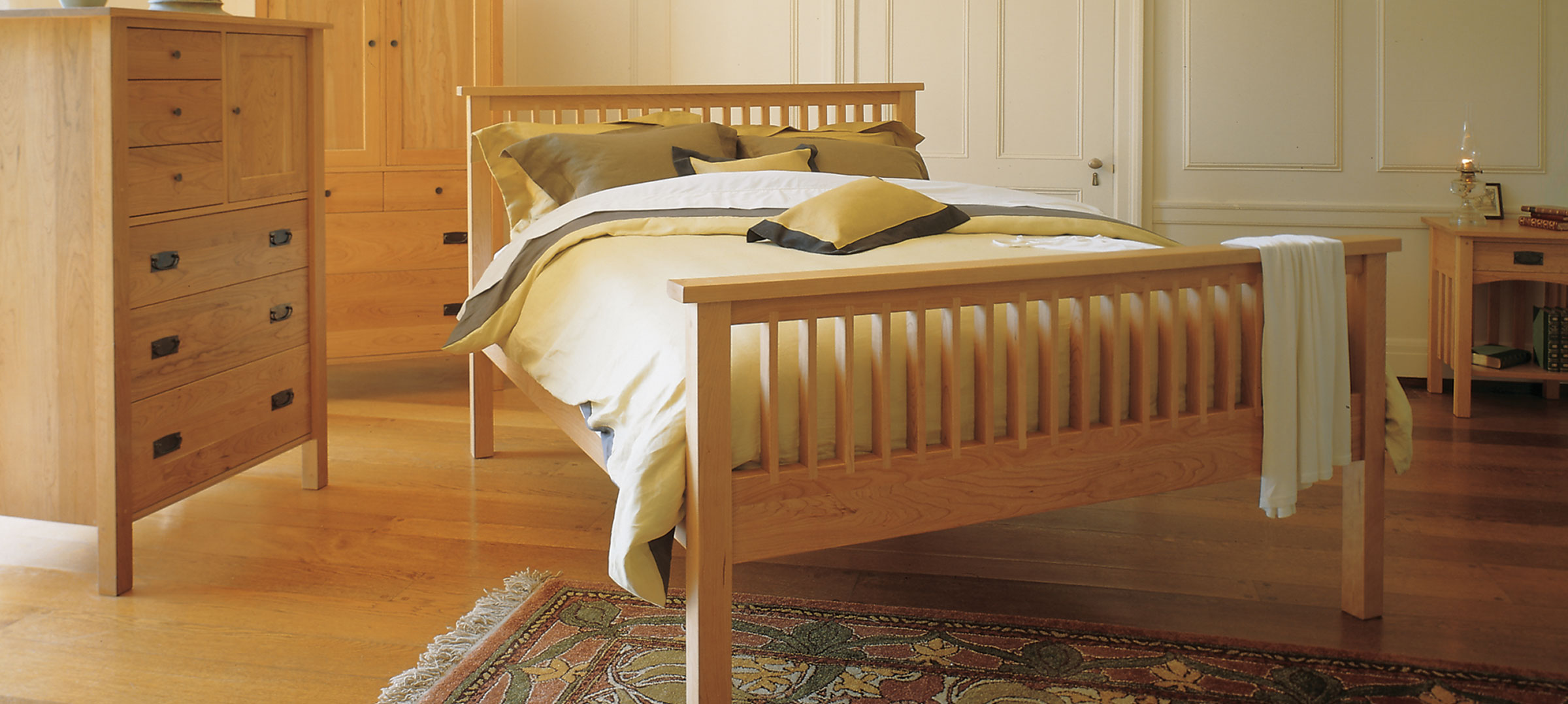 misson bed and mission 6 drawer vertical dresser