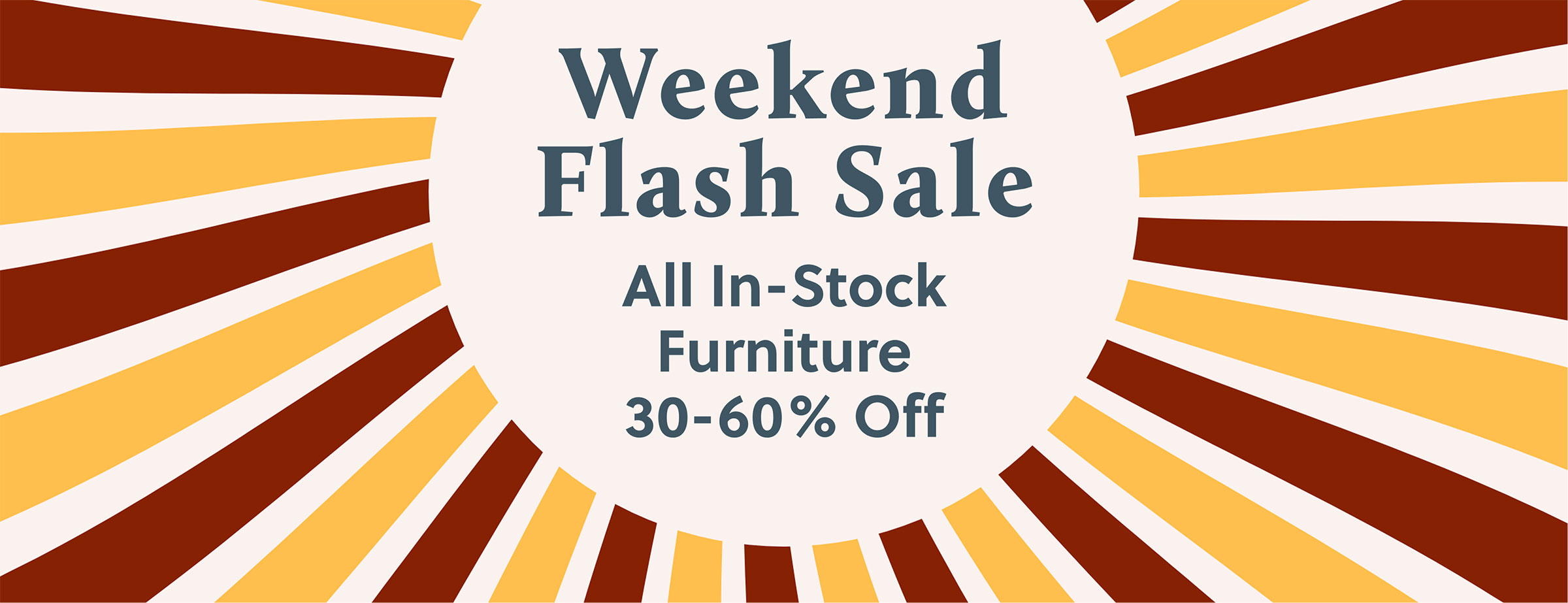 weekend flash sale on instock