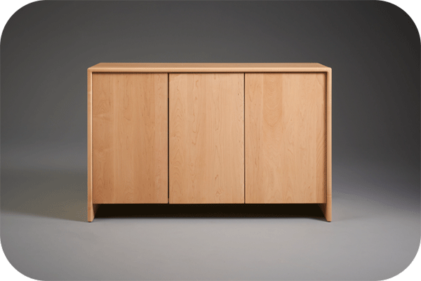 simple 3 door modern buffet