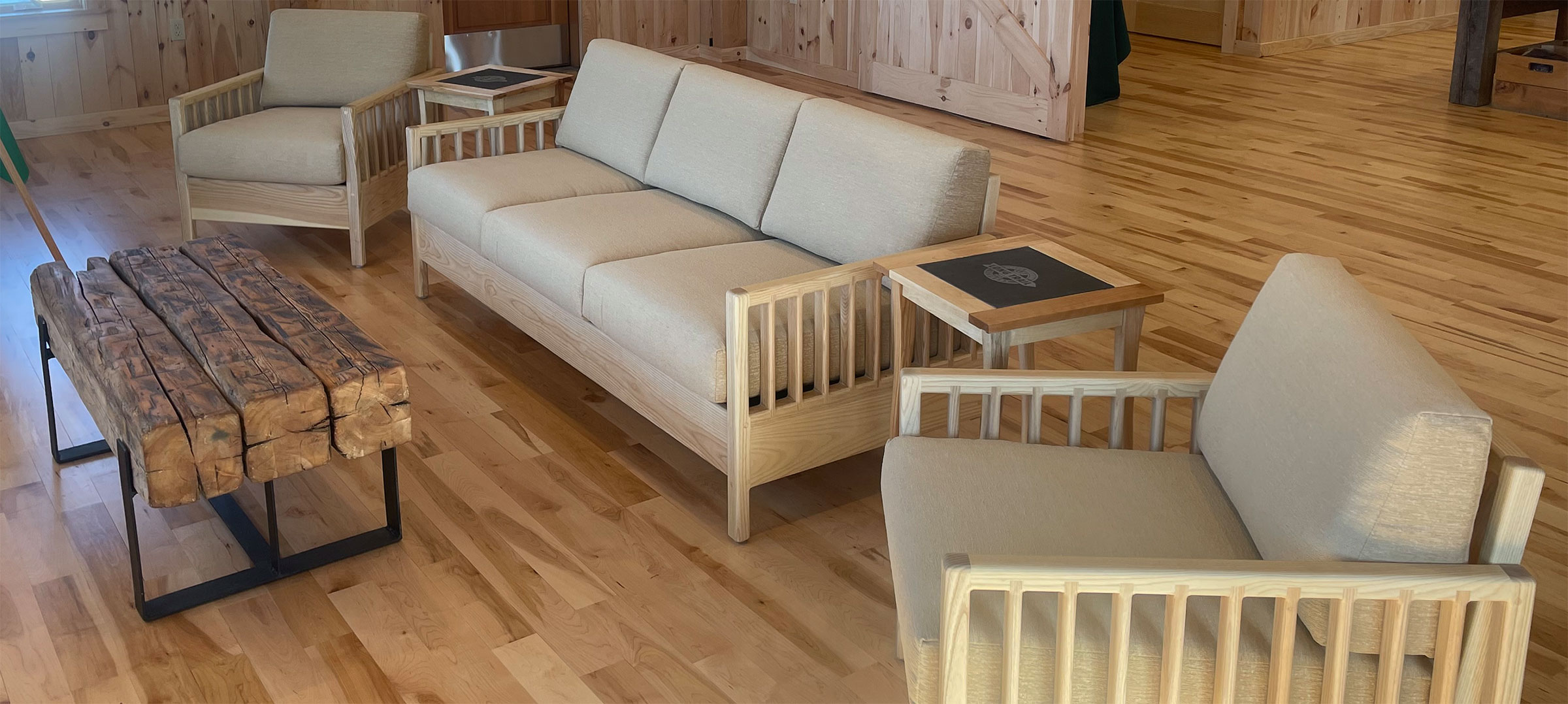spindle living room seating
