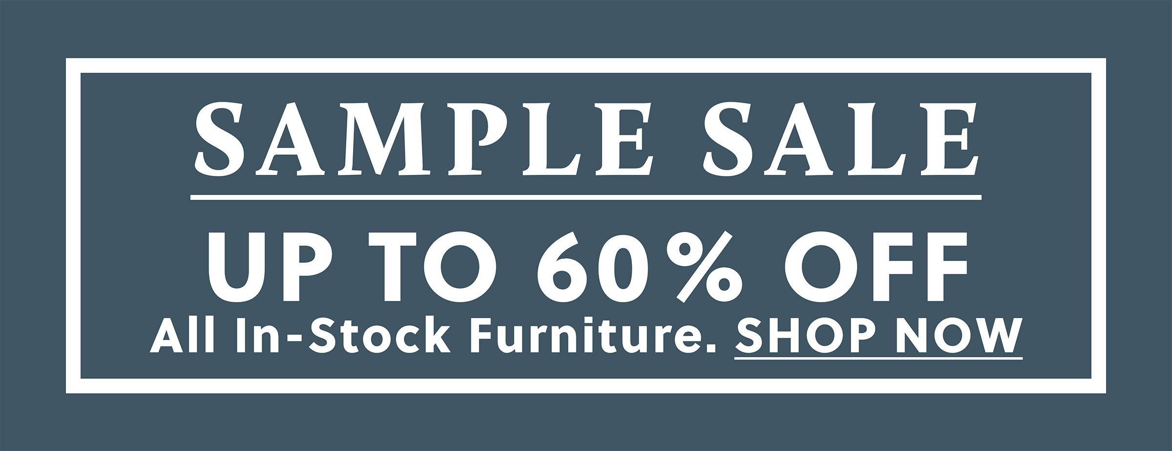 sample sale up to 60%