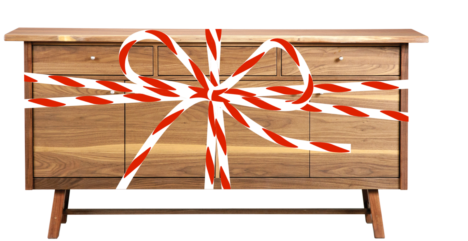 walnut live edge table top up close