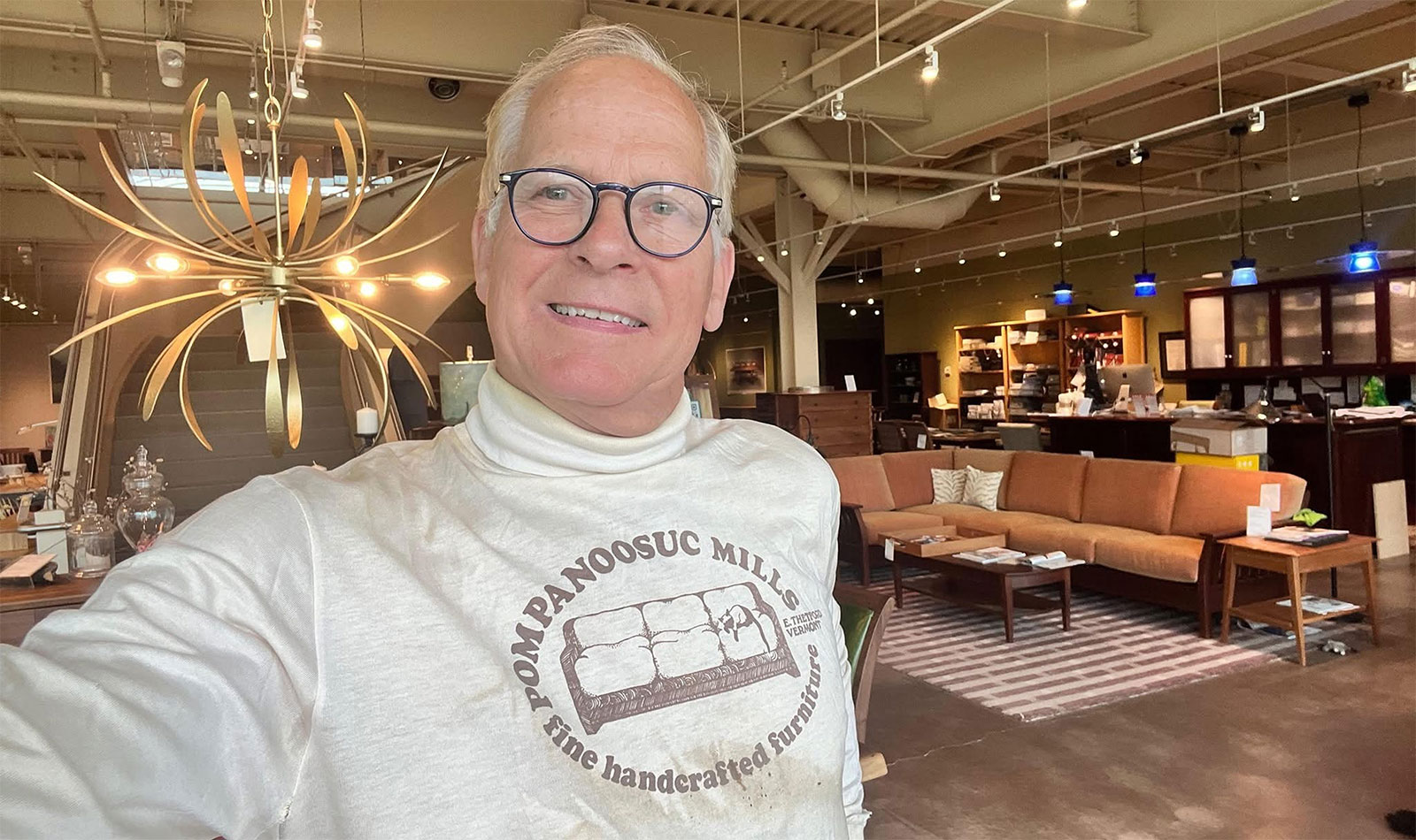 close up of quality greenish striped wool rug