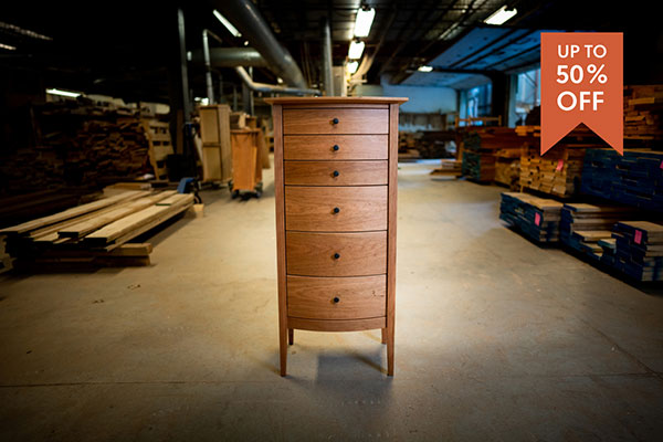 lingerie chest in wood shop