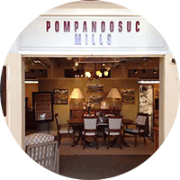 looking into a showroom