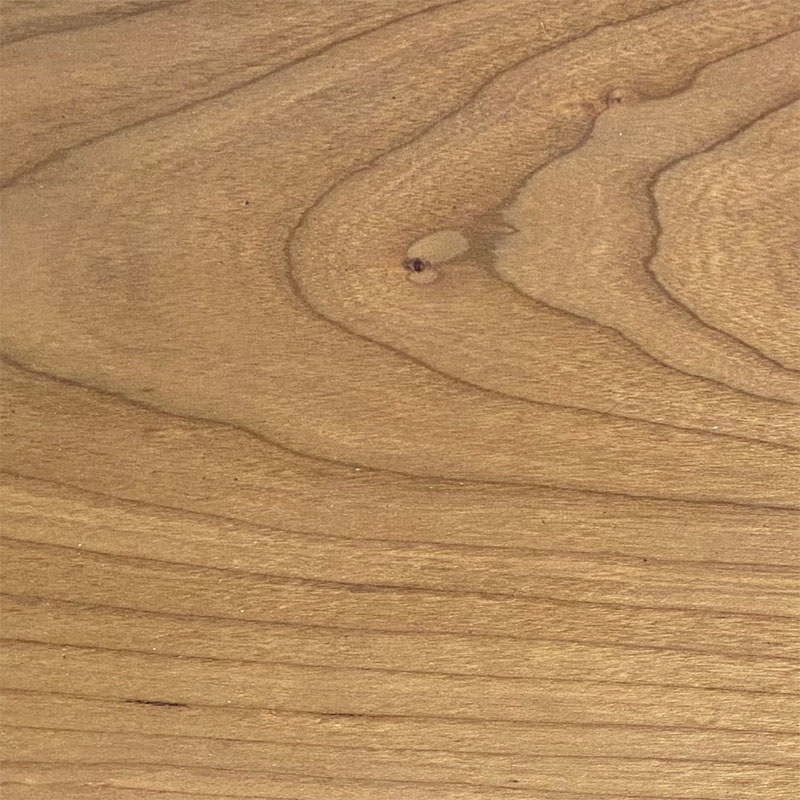 close up of cherry wood