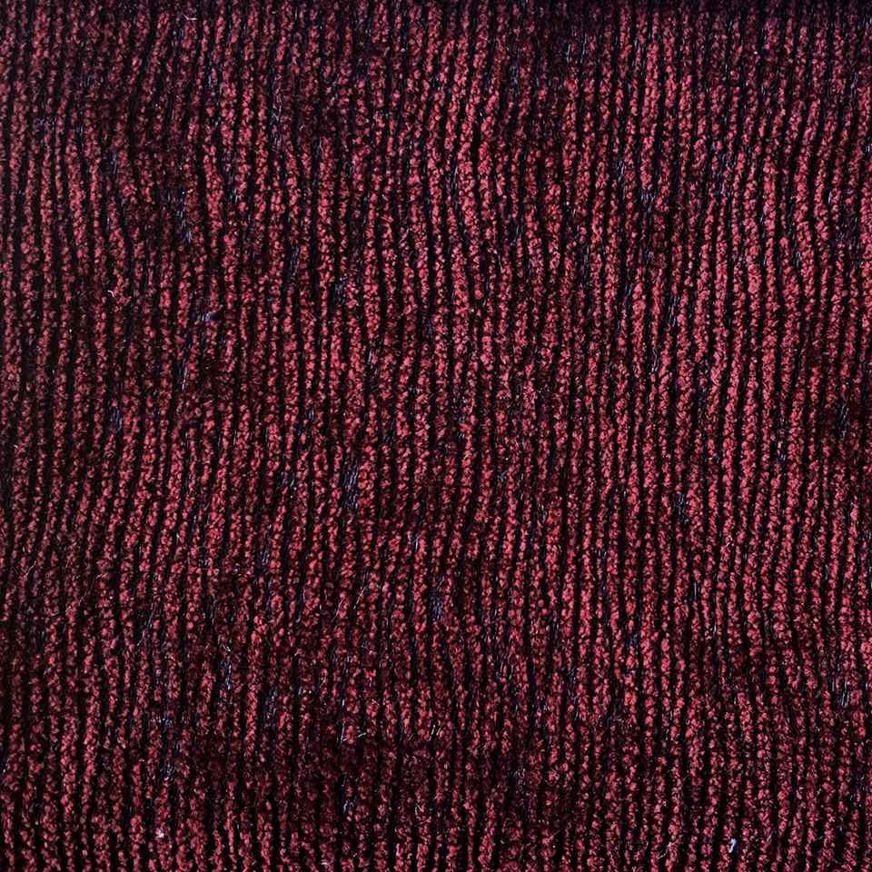 Large detail of bongo-merlot upholstery