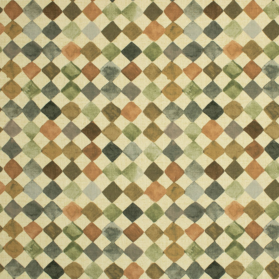 Large detail of diamonds-sienna upholstery
